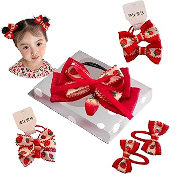 キッズヘアゴムリボン　　お楽しみ箱 Amazon.co.jp: OuJyO 女の子ヘアアクセサリーキッズ ギフト