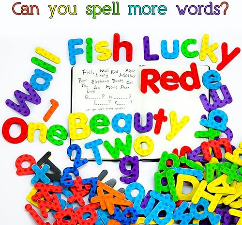 Letras y números magnéticos para educar a los niños con divertido alfabeto educativo imanes para nevera-82piezas Letras y números magnéticos para educar a los niños con divertido alfabeto educativo imanes para nevera-82piezas