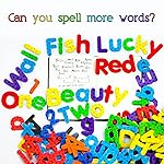 Magnetic Letters and Numbers for Classroom Educating Kids in Fun -Educational Alphabet Refrigerator Magnets Building Preschool Toddler Spelling and Learning Rfidge Magnets-112 Pieces