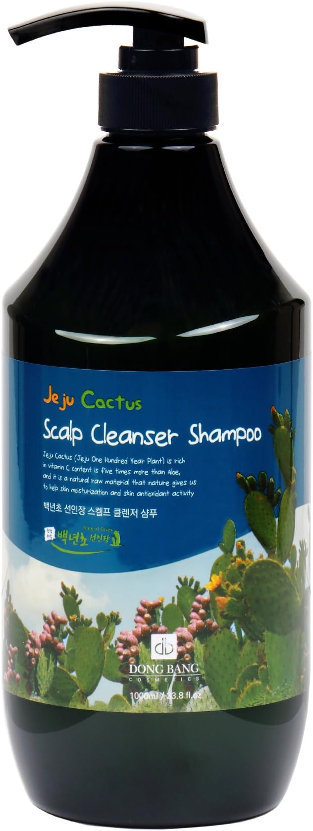 JEJU Prickly Pear Scalp Cleanser Moisture Shampoo, 33.8 ounces