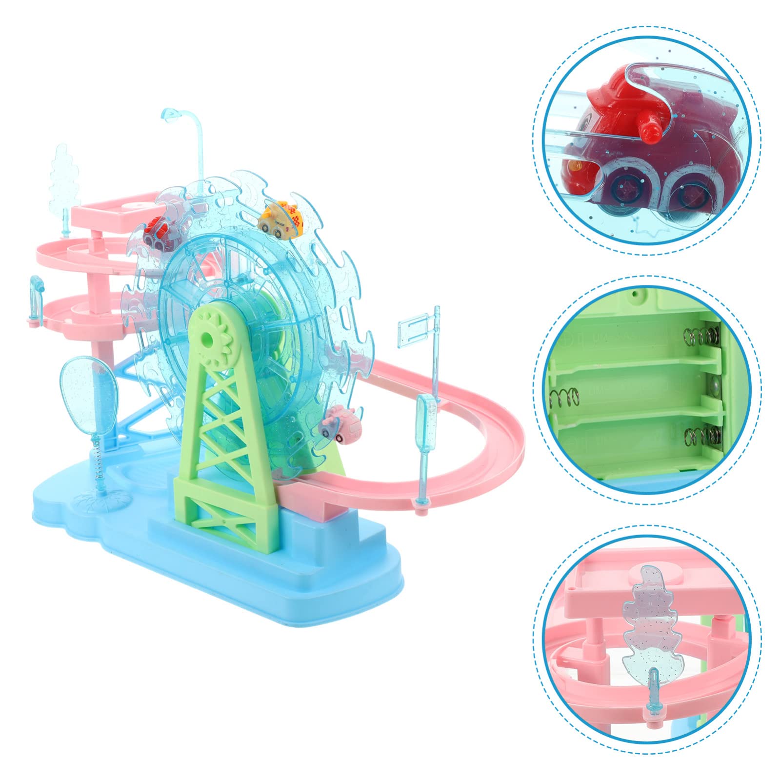 Abaodam 1 Set Giocattolo toys for kiddikutter macchinina cars automobile giocattoli per blocchi da arrampicata in schiuma pista giocattoli salire le scale giocattoli plastica