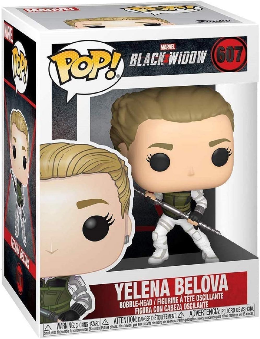 Yelena Belova #607 Pop Marvel: Black Widow Vinyl Figure (Bundled with EcoTEK Plastic Protector to Protect Display Box)