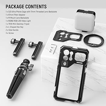 Amazon.com: NEEWER S23 Ultra Phone Cage Video Rig with Dual Side
