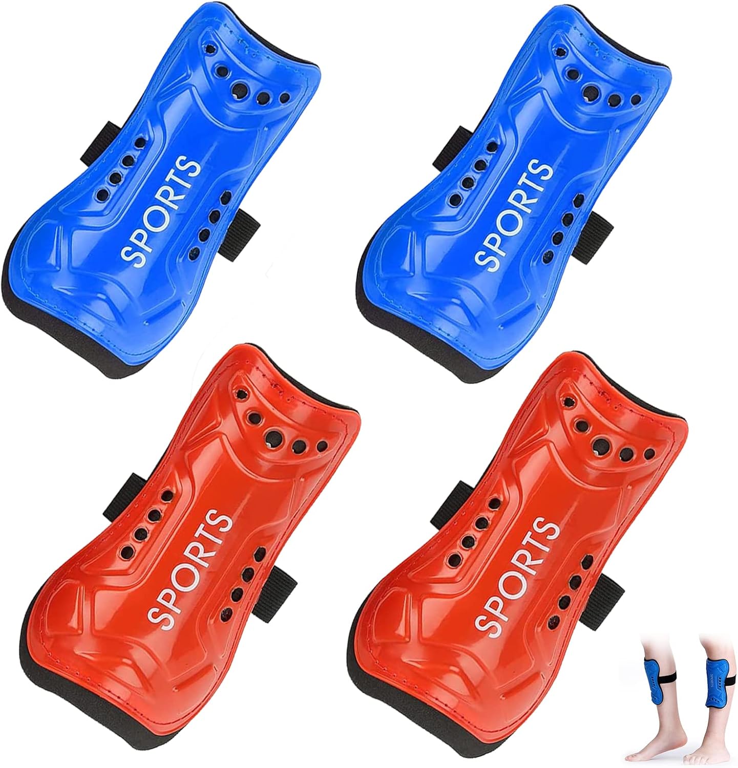 Child Shin Guard Plastic Shin Guard Girl Shin Guard Blue Shin Guard