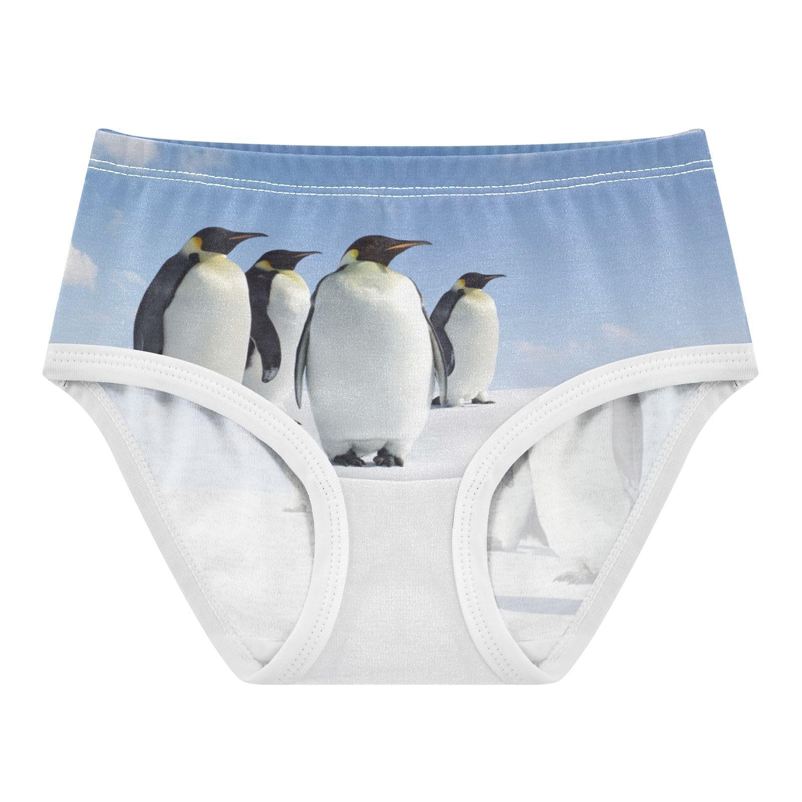 Youjuner Girls Multicolor ' Underwear Cute Penguin Toddler Knickers Cotton Pants Little Briefs Comfort Kids Underpants