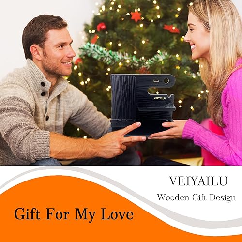 Miniatura 4 de Regalos para Navidad para hombre, regalos para papá de esposa, hija, hijo, regalos para hombres, organizador de mesita de noche negra