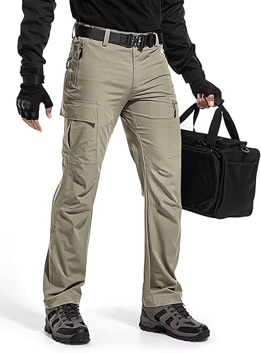 Miniatura 6 de Wespornow Hiking Travel Pants for Men Lightweight Water-Resistant Quick Dry Outdoor Pants for Fishing Camping