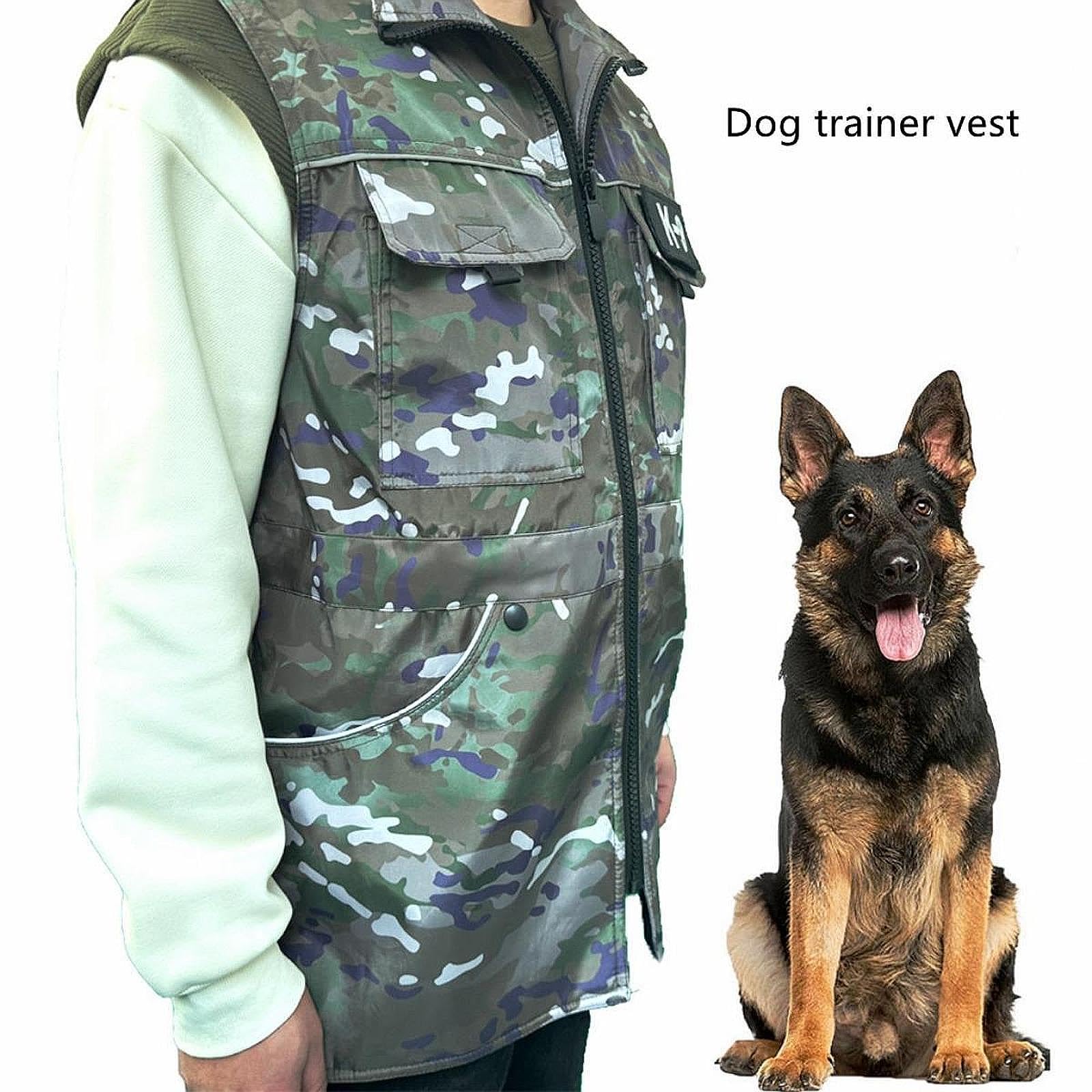 Gilet da Addestramento per Addestratori di Cani, Gilet per L'obbedienza, Abbigliamento per Addestratori di Cani, Giacca Senza Maniche per Propriet, XL
