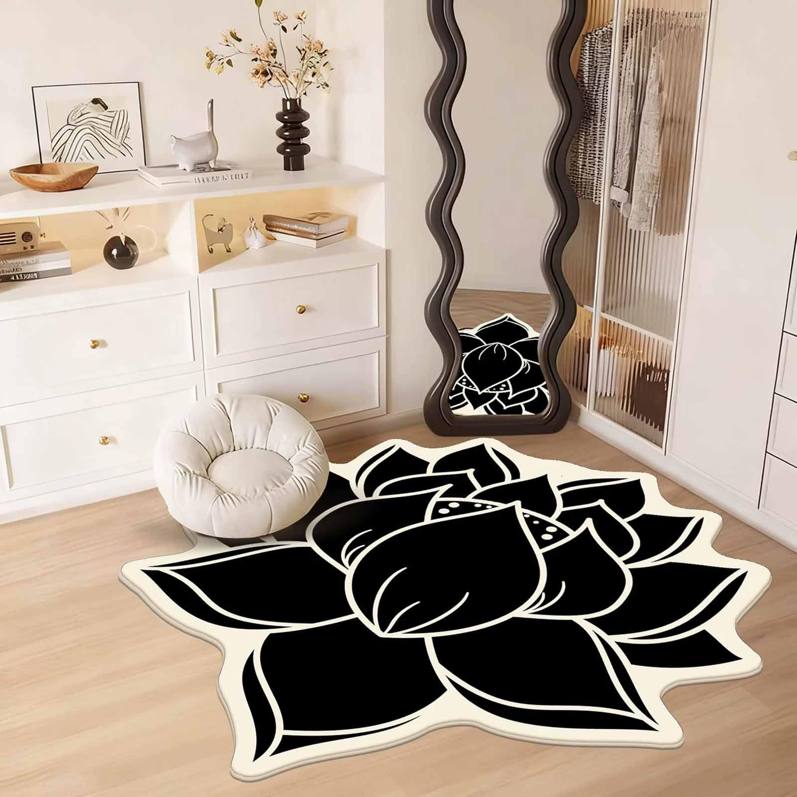 Tapis décoratif d'entrée anti-poussière et facile à nettoyer pour un intérieur propre et chic
