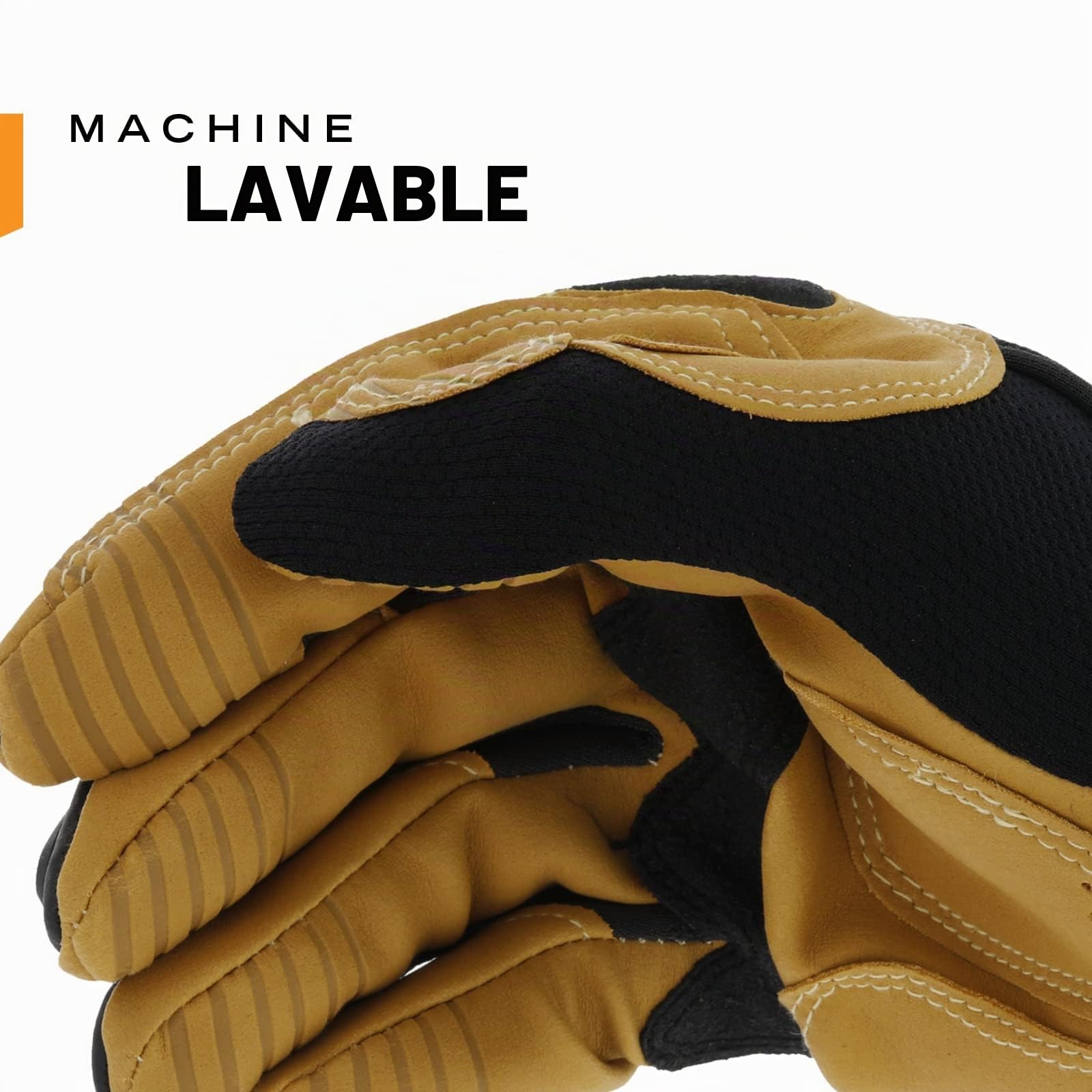 Mechanix Wear - Material4X M-Pact Gants (Medium, Noir/Marron)
