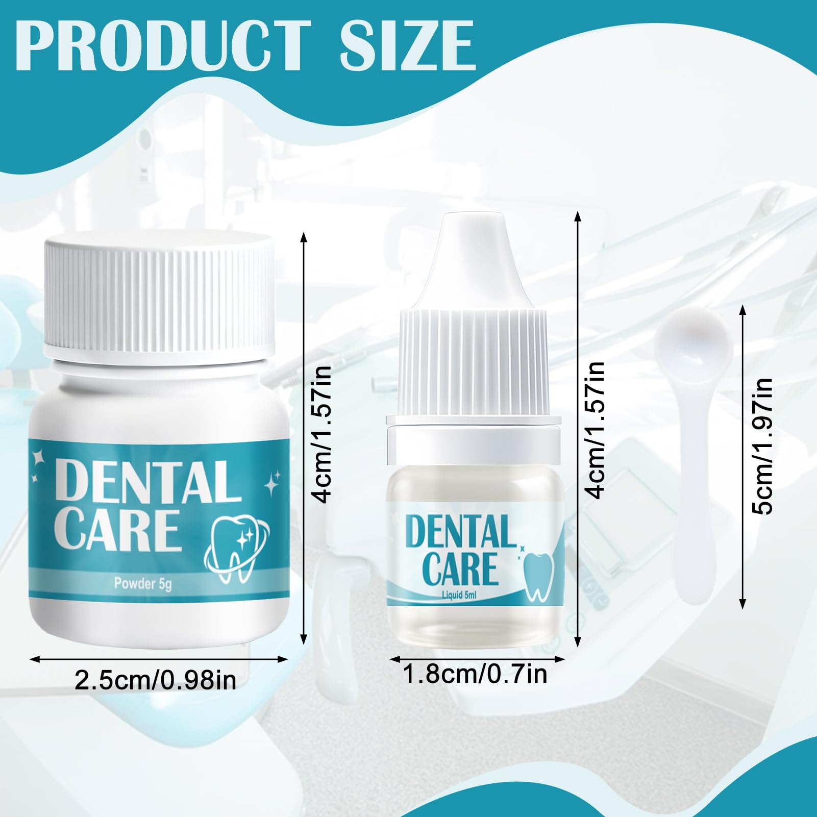 Cemento Dental Composite para Corona y Puente Rellenar Caries
