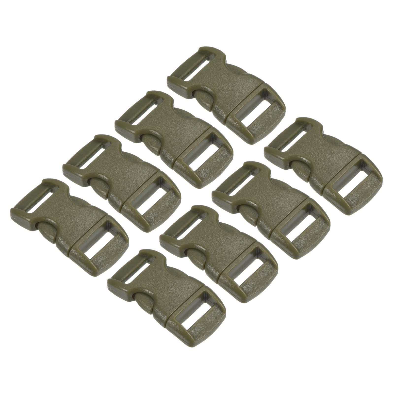 PATIKIL Plastic Buckles, Quick Side Release Clips for Strap, Webbing, Belt, Crafting, Backpack, Sewing Projects