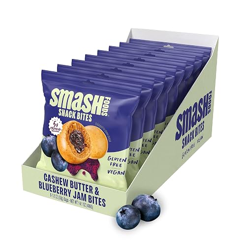 Smash Foods Blueberry Cashew Butter Bites