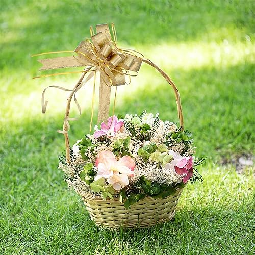 Miniatura 42 de WEWILUCK Lazos de regalo para regalos, lazos rosas para envolver regalos, lazos de regalo con cinta para bodas, despedidas de soltera y decoración