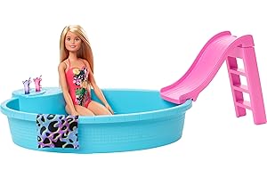 Barbie Slide and Pool Playset: Tropical Adventure Fun