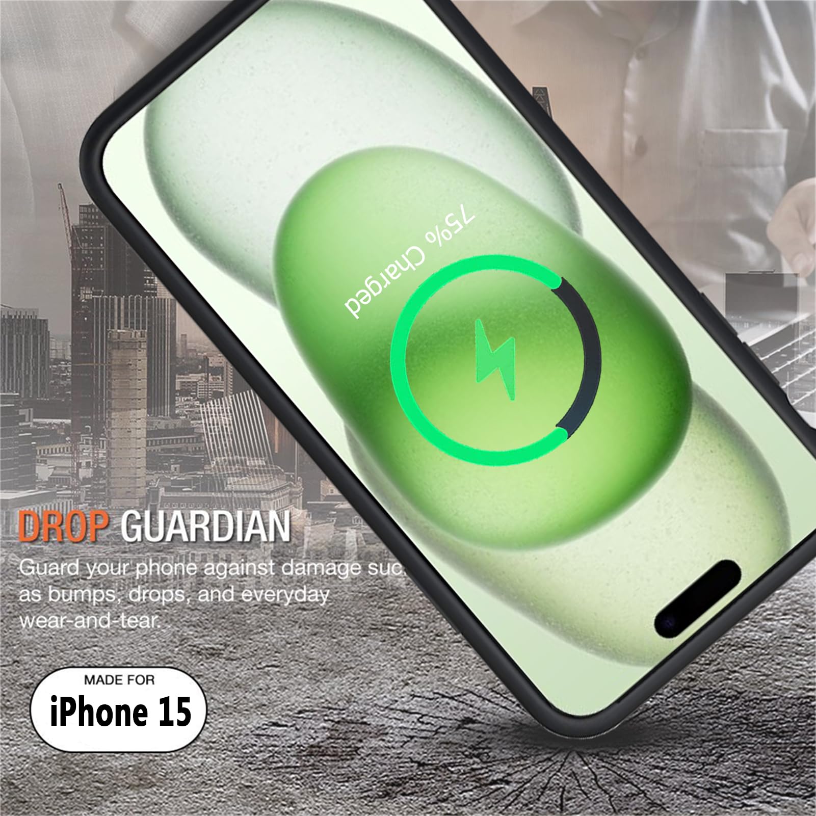 Amazon.com: Battery Case for iPhone 15, Upgraded 10000mAh