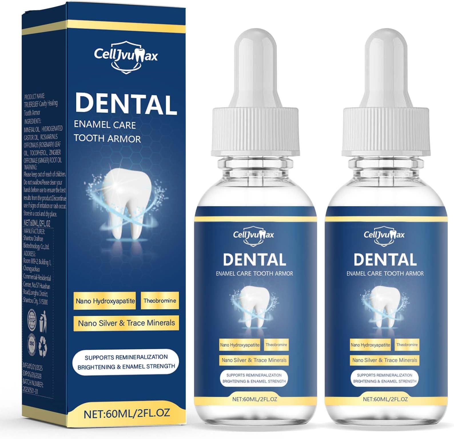 Advanced Enamel Repair Liquid for Teeth Strengthening & Gum Care