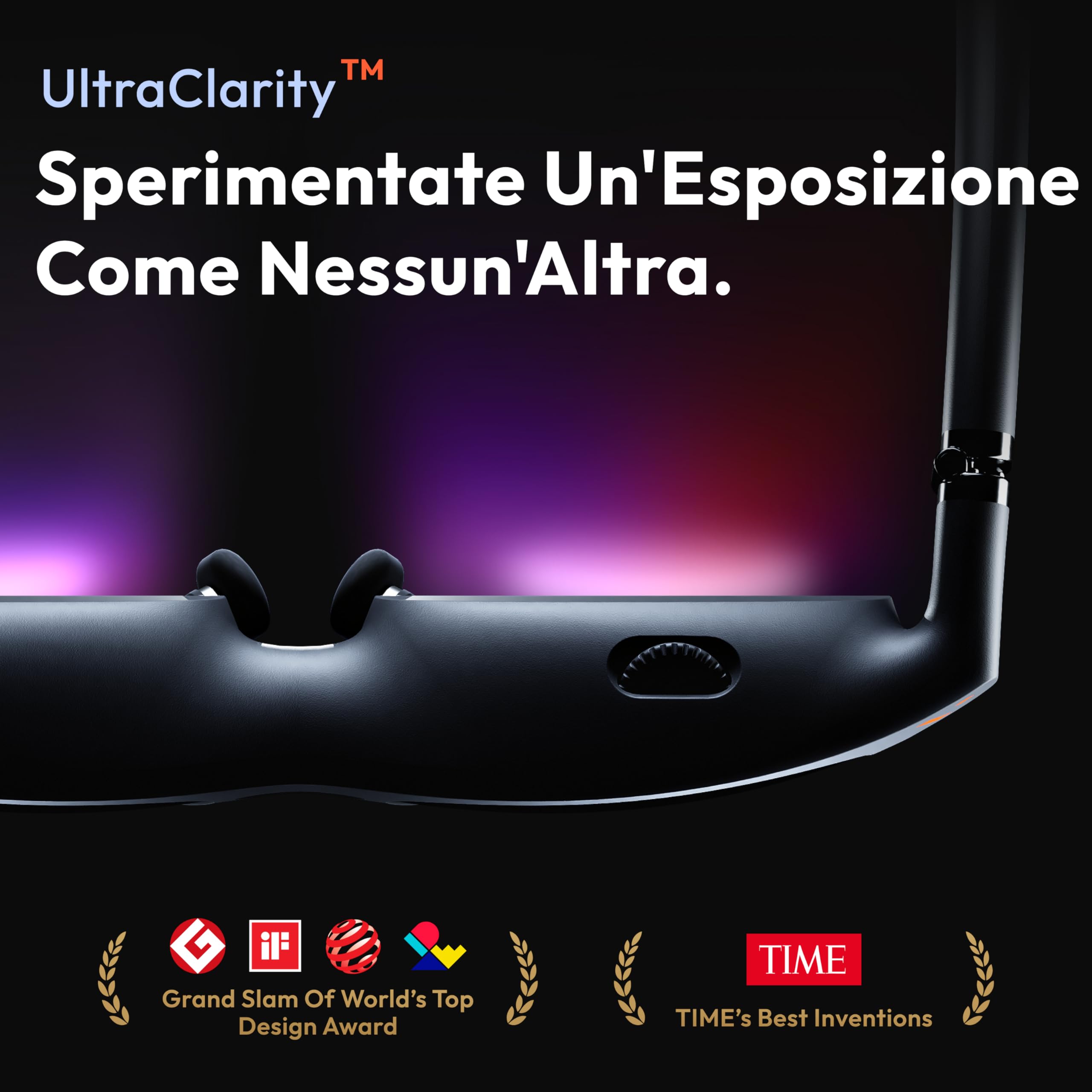 VITURE PRO XR/AR Occhiali, Schermo da 135” 120Hz, Pellicola elettrocromica, compatibili con iPhone 17/16/15,Android,Mac,PC,Steam Deck, La Prima Esperienza XR immersiva in assoluto per Switch 2-Usato