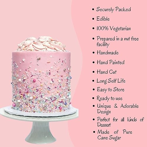 Miniatura 7 de Confect - Gránulos Confect para decoración de pasteles y cupcakes, paquete surtido de 5 gránulos para hornear en el patio trasero, mezcla de grageas