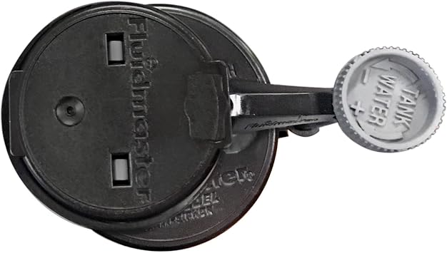 Fluidmaster 400A Anti-Siphon Universal Toilet Tank Fill Valve,Black