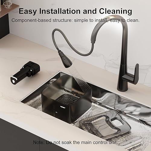 Miniatura 9 de NPET Fuente de agua inalámbrica para gatos, fuente para mascotas de 4 l1 galón con sensor de movimiento inteligente, batería recargable de 4000 mAh