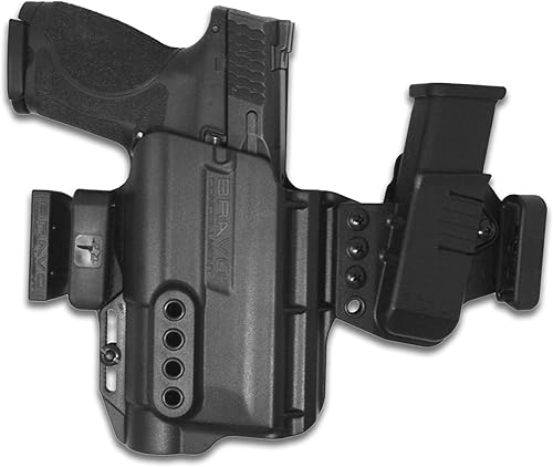 Funda vinculada para Smith & Wesson M&P 2.0 40 (4.25 pulgadas) / TLR-1 HL - Funda ligera IWB con bolsa magnética para transporte oculto/ajuste