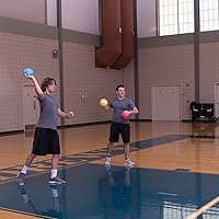 Vista 9 de Champion Sports Rhino Skin Dodgeball Set – 6 Soft Foam Dodgeballs with Tear-Resistant Coating, Grip Surface, Low Bounce, Mesh Bag, Indoor & Outdoor