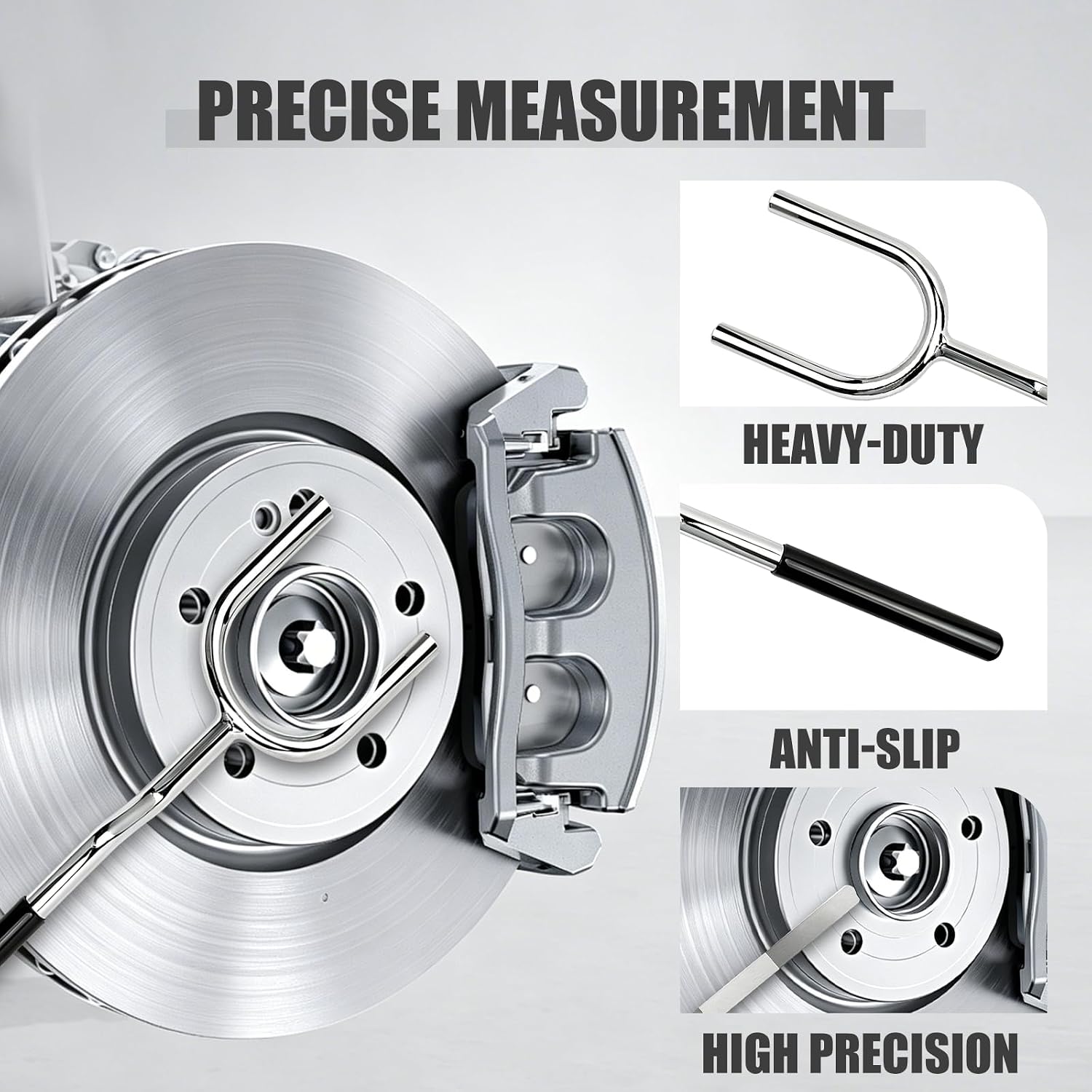 Truck Clutch Adjustment Gauge Set – Clutch Pedal Free Play Gauge & Release Bearing Travel Gauge – Heavy Duty Pull-Type Clutch Adjustment Tool for Semi Truck Diesel Mechanics