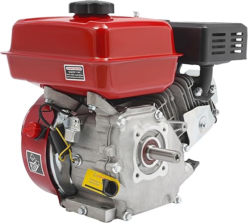 Vista 12 de Eje horizontal del motor de gas de 6.5HP 200CC – Reemplazo del motor de motor de 4 tiempos para Honda GX160 con arranque de retroceso OHV, diseño