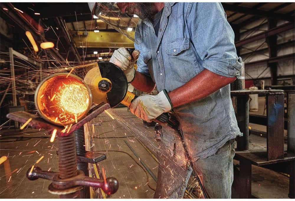 DEWALT Angle Grinder, Paddle Switch, 5-Inch / 6-Inch, 13-Amp (DWE43244N)