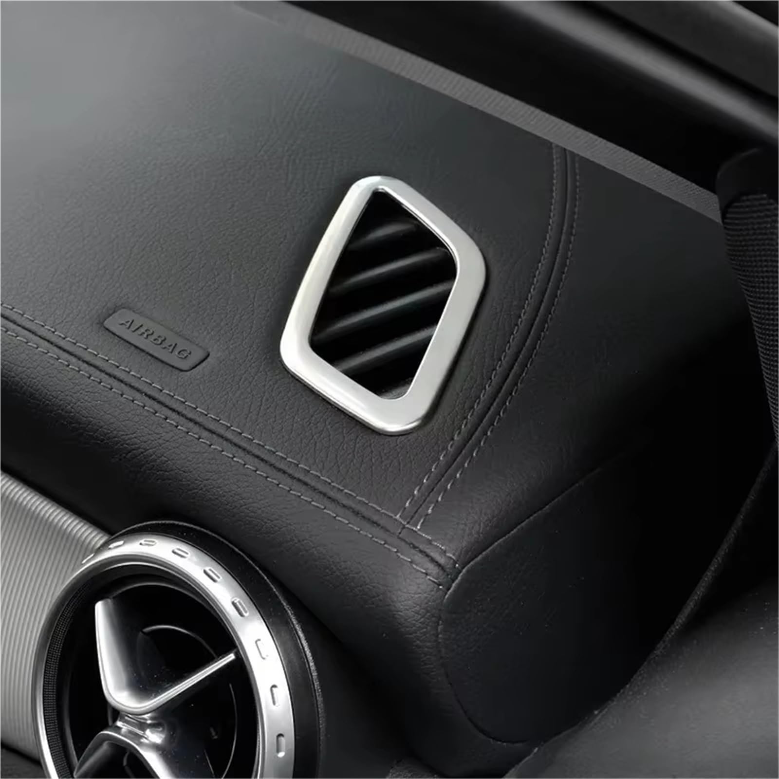 Compatible Con Benz Para CLA X117 A180 2015 2016 2017 2018 Ventilación De Aire Acondicionado Decoración Cubierta Pegatina Interior