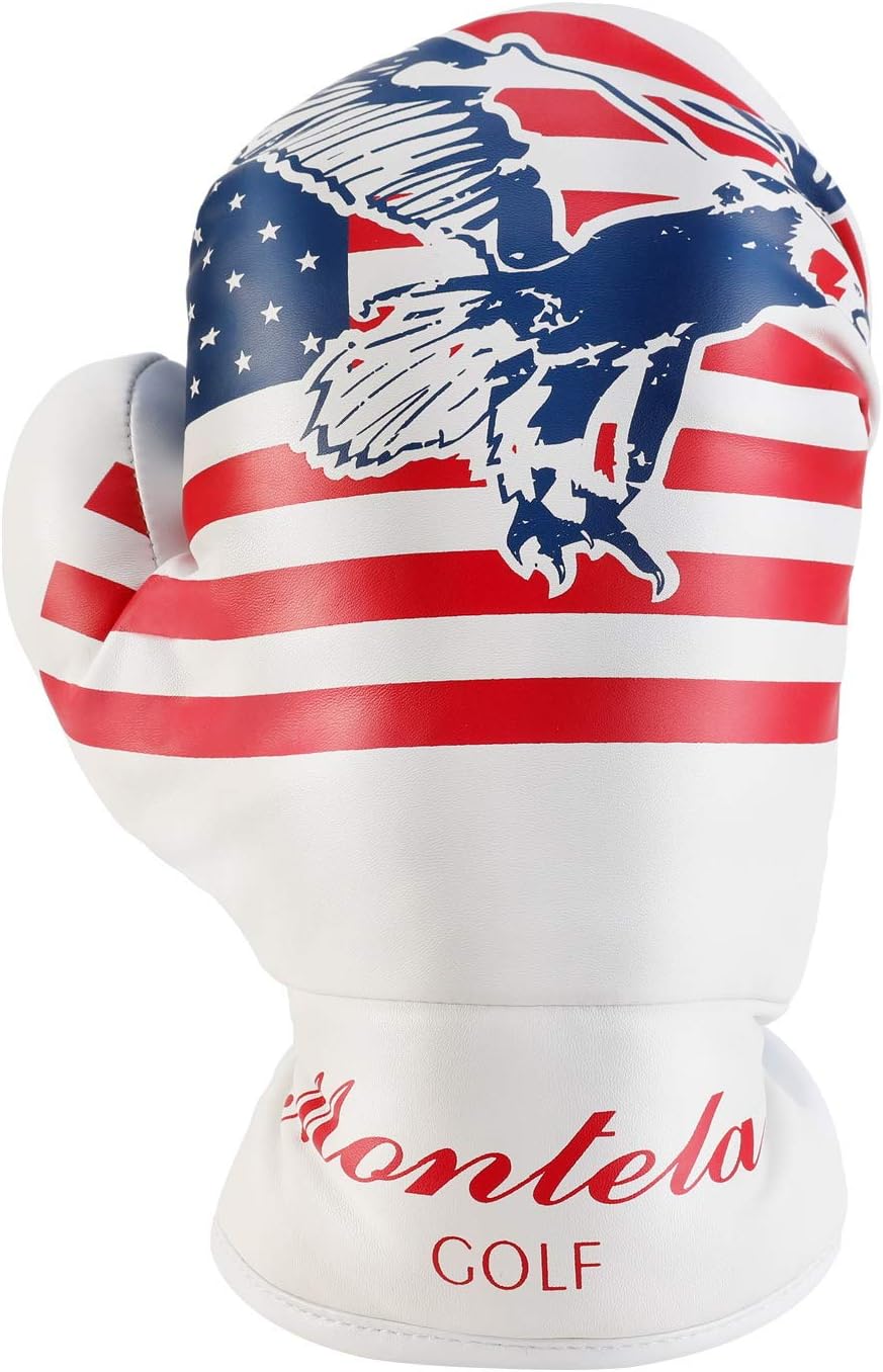 montela golf Flag Boxing Glove Driver Cover Fit All 460cc Brands