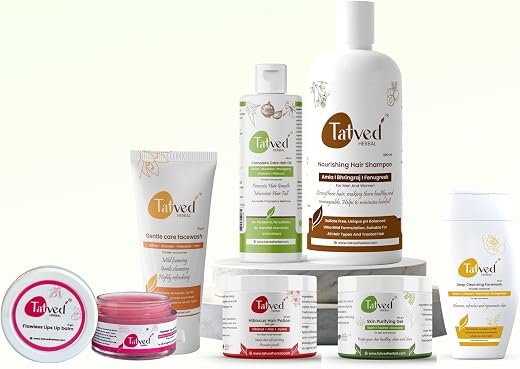 Skin Care And Hair Care Kit by Tatved Herbal