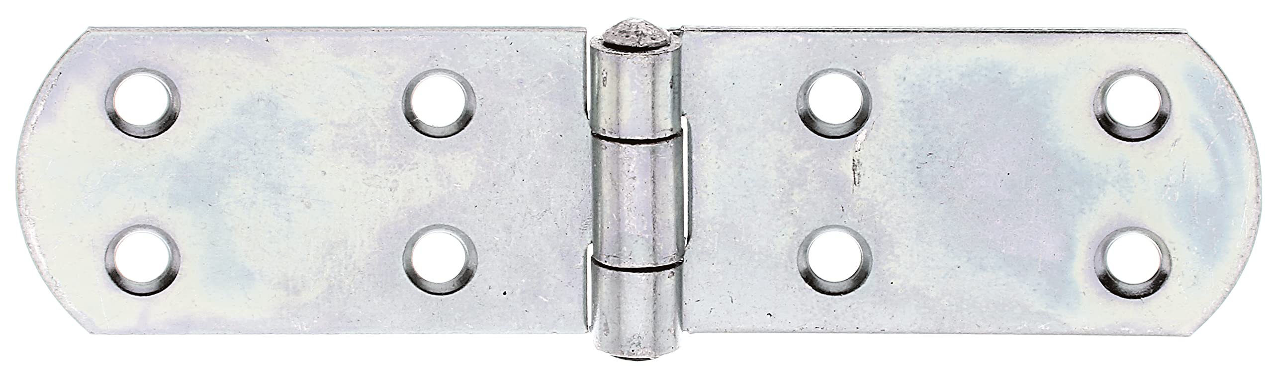 Alberts Steel 315542 Box Strap | With Riveted Pin | Electrogalvanised, Thick Layer Passivated | 135 X 35 Mm