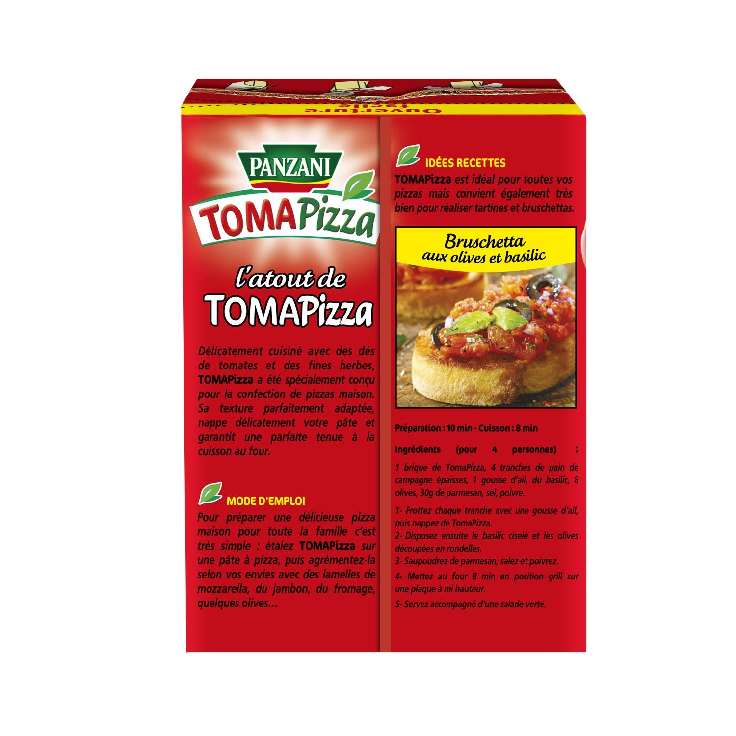 Panzani Sauce Tomate Tomapizza Tomate et Origan, 390g
