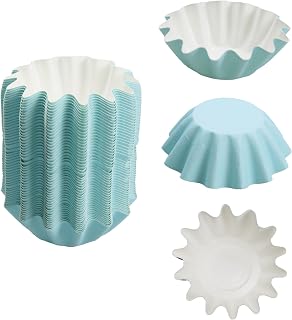 50Pcs Disposable Wax Melt Liners, Leakproof Wax Warmer Cups Tray for Electric Candle Warmers, Plug-in Wax Melters & Burners, Scented Wax Cubes Compatible (Blue)