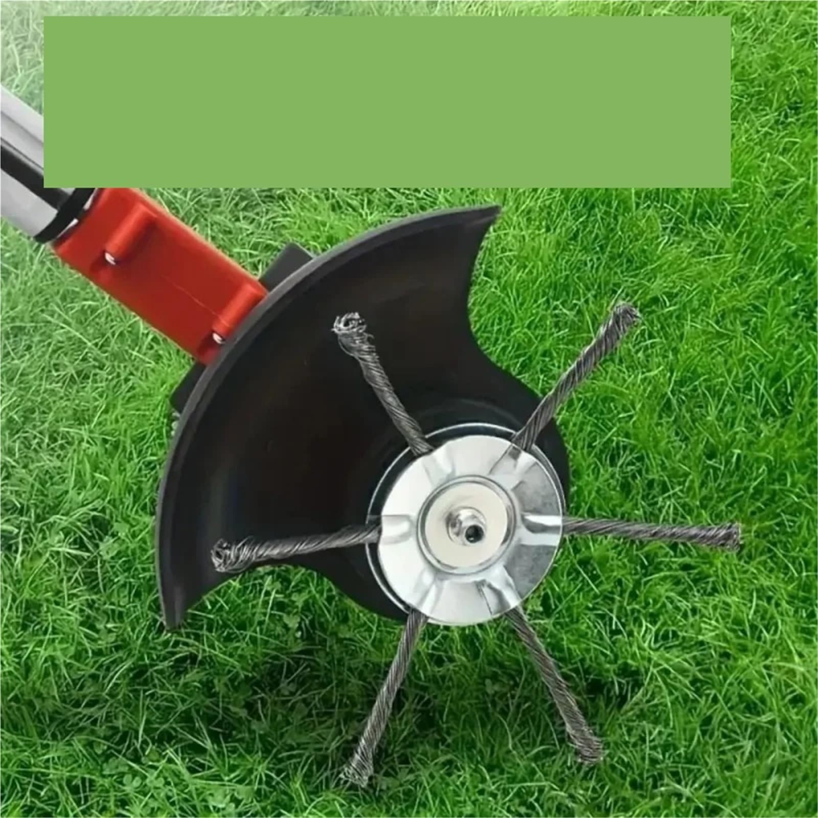 Compatibile con le testine for spazzole metalliche LUSQI | Set spazzole in filo d'acciaio for la rimozione della ruggine e del muschio dal decespugliatore a benzina(Beige)