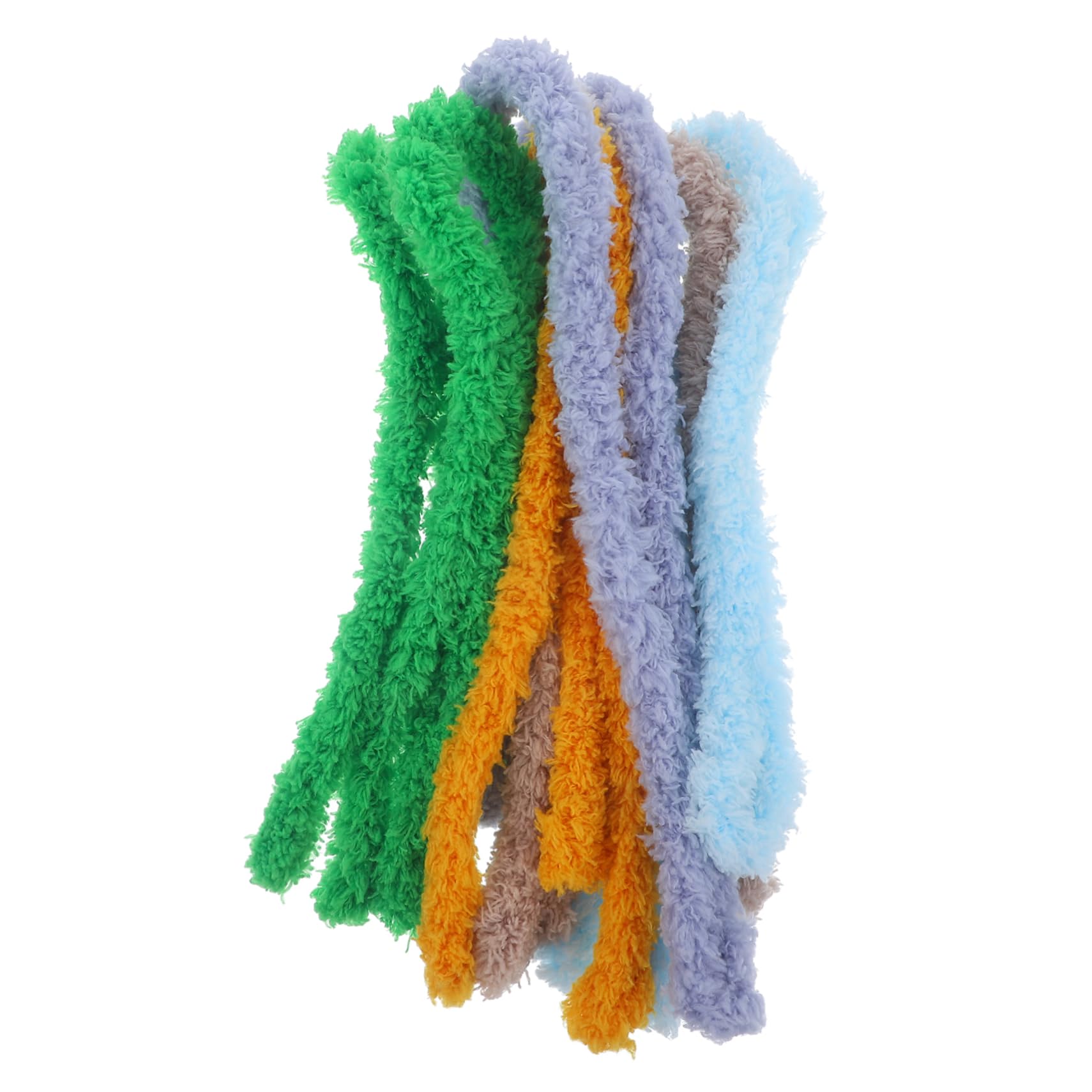 HOOTNEE 5pcs Mixed Color Chenille Stems for DIY Crafts Flexible Twisted Sticks for Creative Projects Handmade Accessories for Parents to Enhance Coordination Skills