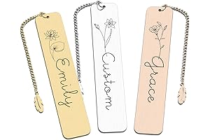 Custom Bookmarks Personalized Flower Bookmarks