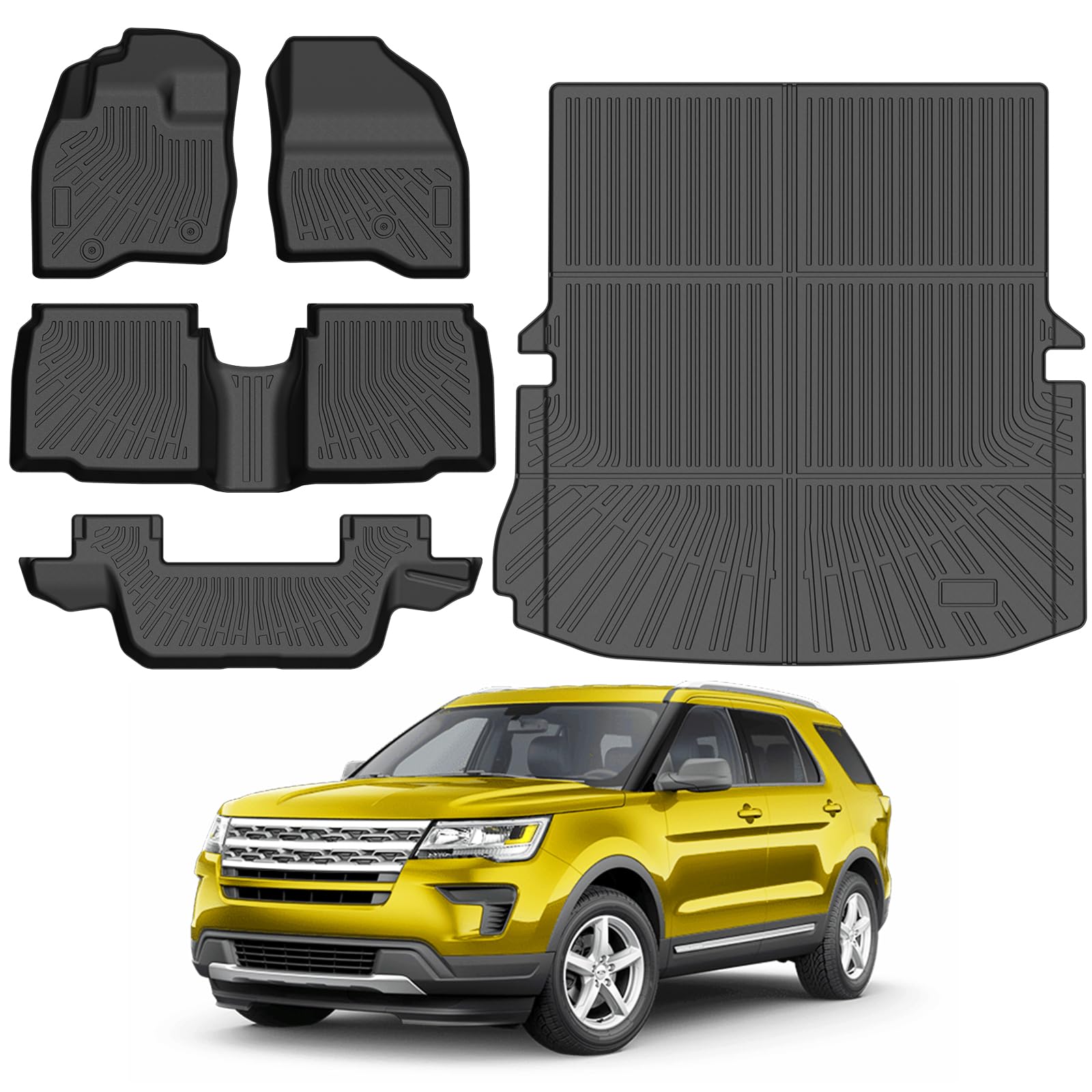 KUST Floor Mats Set for Ford Explorer