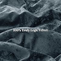 Vista 120 de PHF - Juego de funda de edredón de terciopelo auténtico tamaño individual, juego de funda de edredón ultra suave y transpirable de 2 piezas