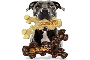 2 Pack Dog Chew Toys for Aggressive Chewers, Boredom and Stimulating Best...