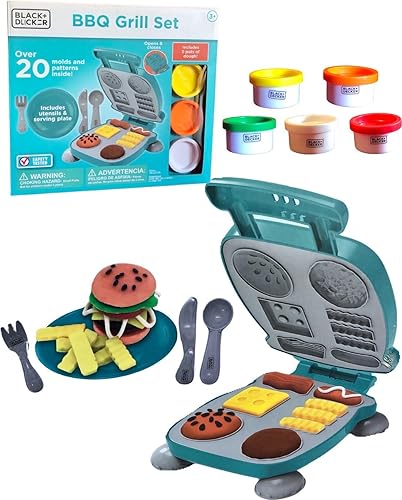 Miniatura 2 de TOY DEALS Estados Unidos, juego de juguetes de cocina, juego de juguetes de cocina, juego de parrilla de barbacoa de juguete, juego de parrilla para