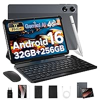 DOOGEE Tab G6+ Tablet con Tastiera Android 16,Tablet 11 Pollici,32GB RAM+256GB/2TB TF,4G LTE+5G WiFi,1920*1200 FHD+IPS,8000mAh /18W,13MP+5MP,Unisoc