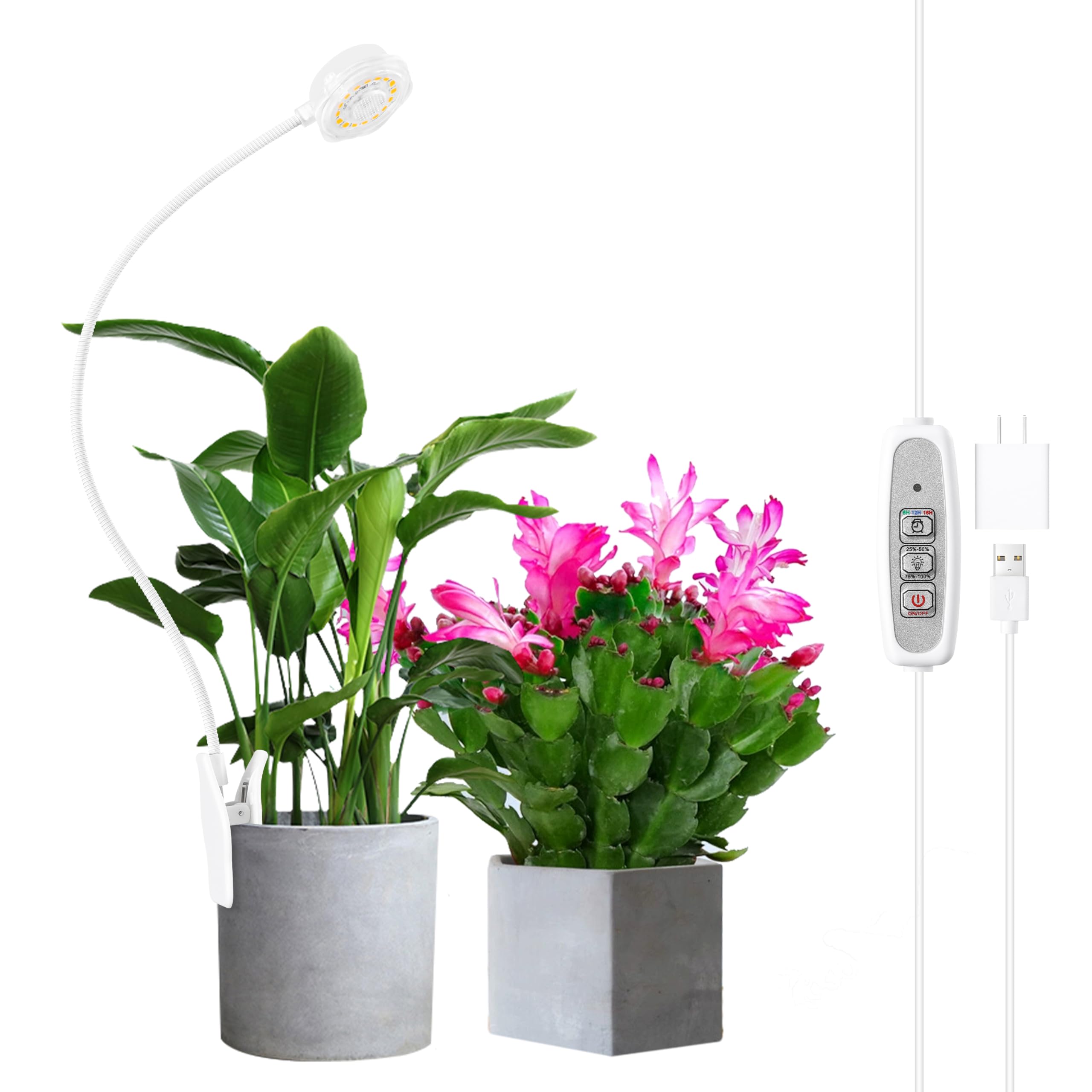 【お得】室内植物育成セット ※エイライルマタルユーティライネン Amazon.co.jp: Hywyimlait 室内小型植物用育成ライト、鉢クリップ式