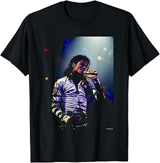 Michael Jackson Bad Tour Live LA by Michael Grecco T-Shirt