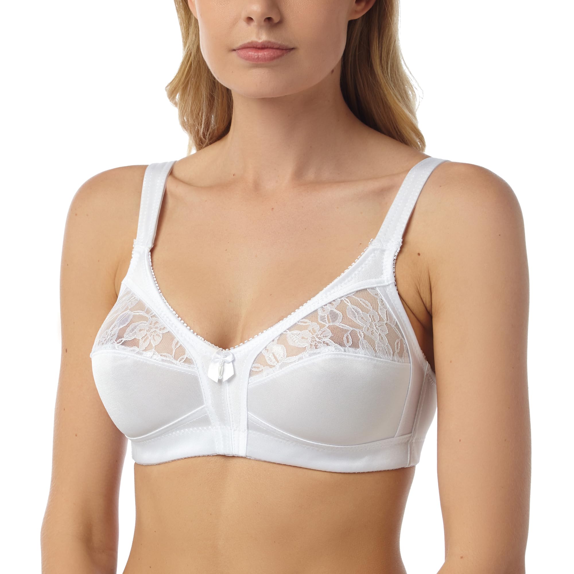 Undercover Firm Control Soft Cup Bra BR404 White 48DD