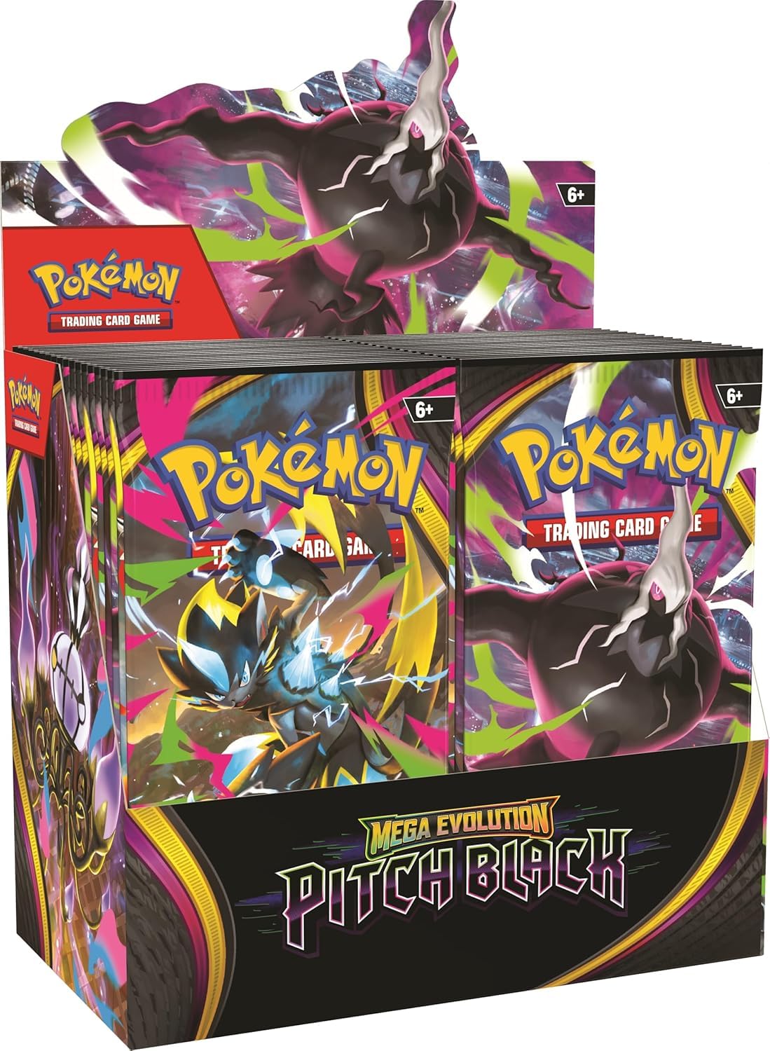 Pokémon TCG: Mega Evolution - Pitch Black - Boosters Box- Inglês
