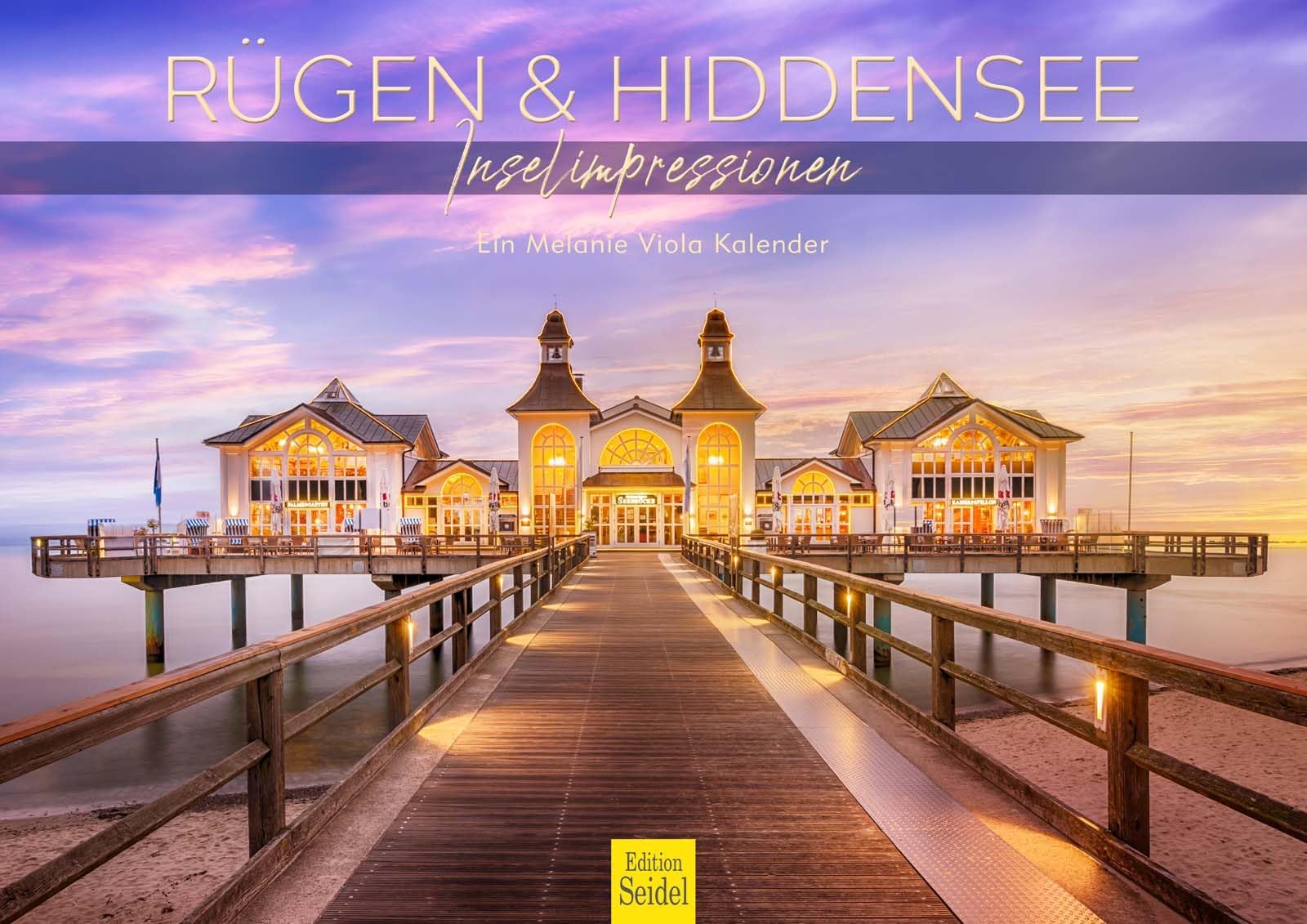 Edition Seidel Premium Calendar Rügen & Hiddensee Island Impressions 2024 Format DIN A3 Wall Calendar Europe Germany Mecklenburg-Western Pomerania Sellin Baltic Sea Sea Resort Melanie Viola