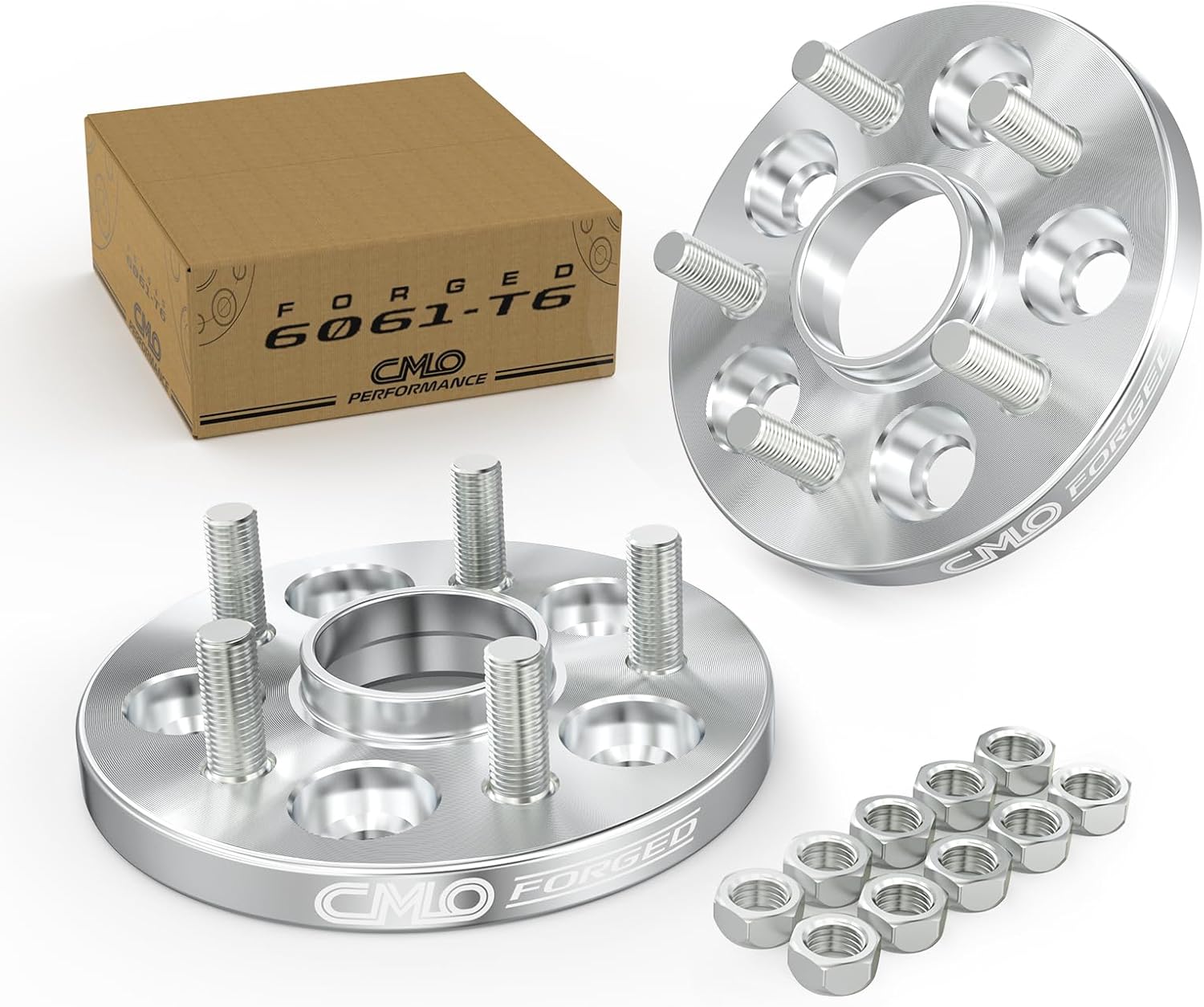 Customadeonly Forged 5x105 to 5x120 Wheel Adapters 15mm Hubcentric – Converts 56.5mm Hub to 60.1mm Wheel Bore – Compatible for Chevy Cruze Trax Sonic – M12x1.5 Studs (2pcs)